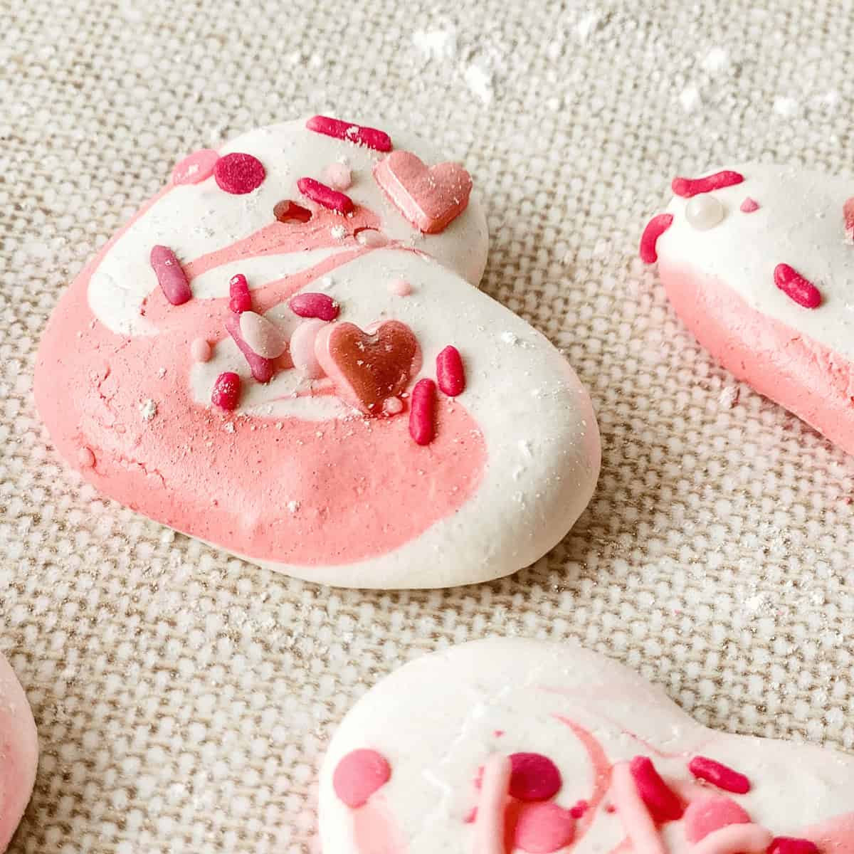 Valentine Meringue Cookies