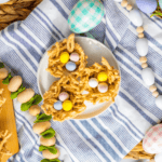 A top shot of the finished dessert.