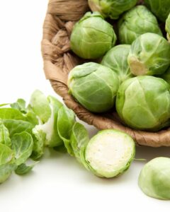 How to trim Brussels sprouts.