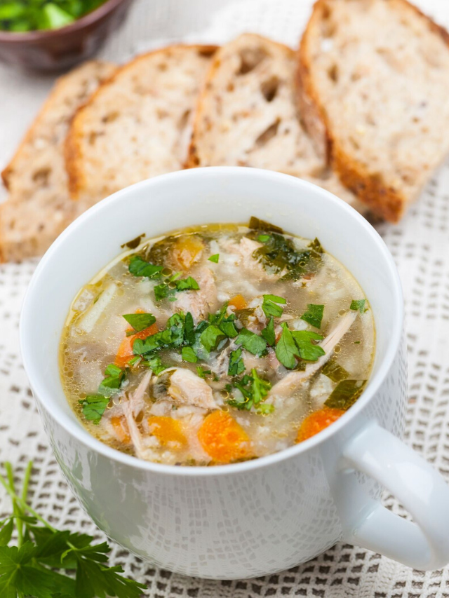 LEFTOVER TURKEY AND RICE SOUP