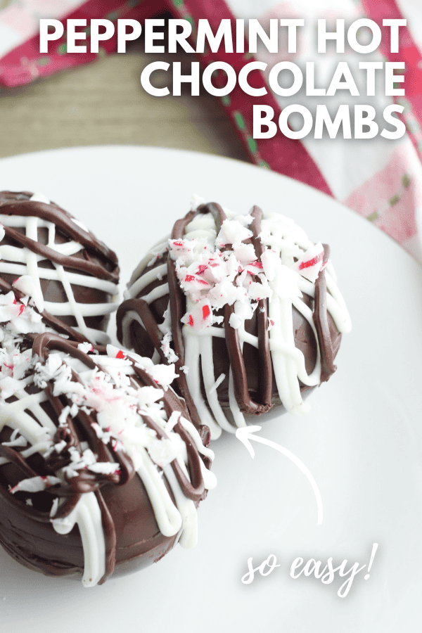 Peppermint Hot Chocolate Bombs | It Is a Keeper