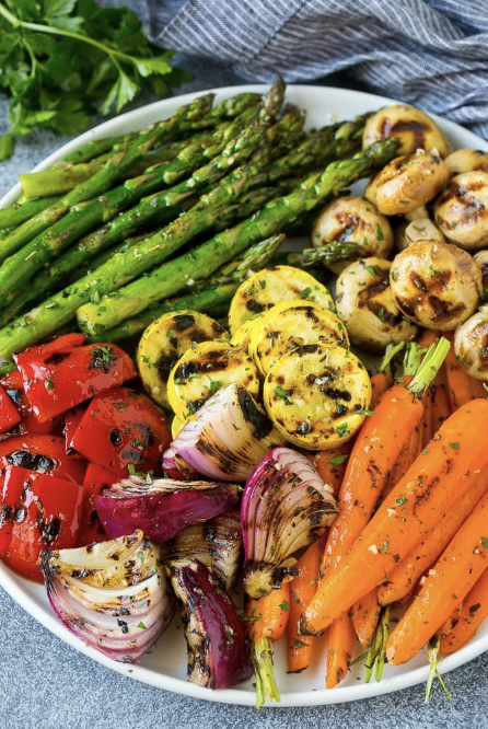 healthy and delicious grilled vegetables