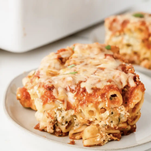 delicious meatless baked ziti