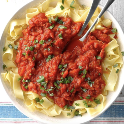 delicious Homemade Meatless Spaghetti Sauce