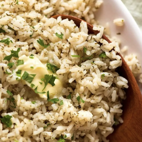 delicious buttery seasoned rice