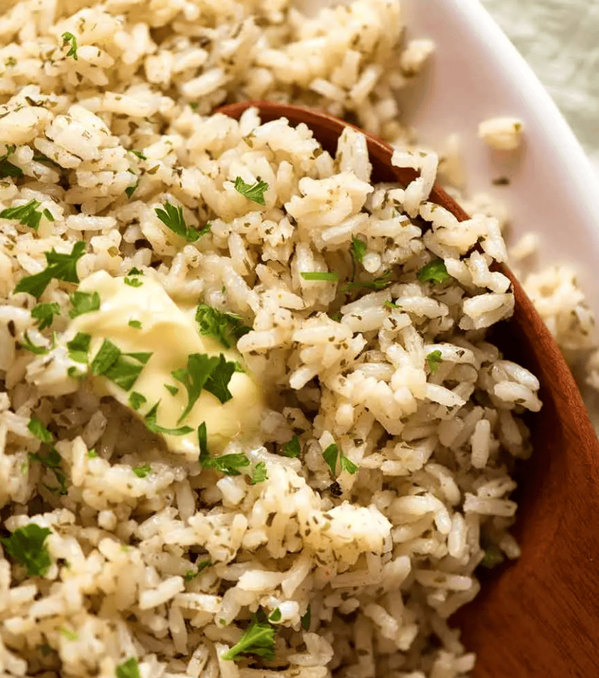 delicious buttery seasoned rice