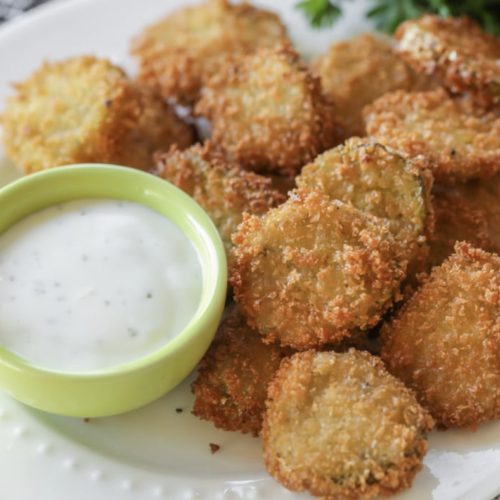 delicious deep fried pickles