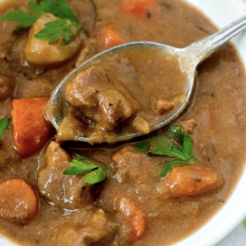 delicious guinness lamb stew