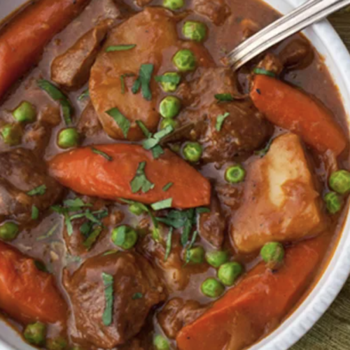 delicious guinness lamb stew with vegetables