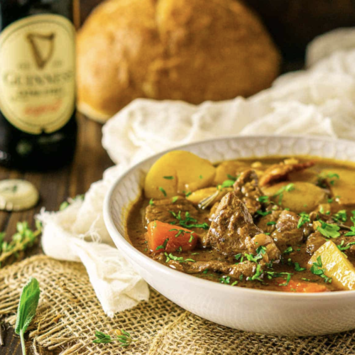 delicious guinness lamb stew