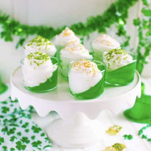 delicious St. Patrick's Day Jello Cups