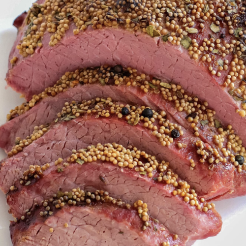 Delicious air fryer corned beef