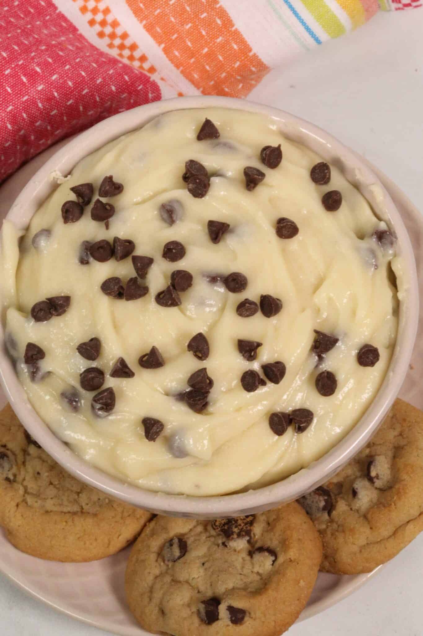 Top shot of the sweet dip.