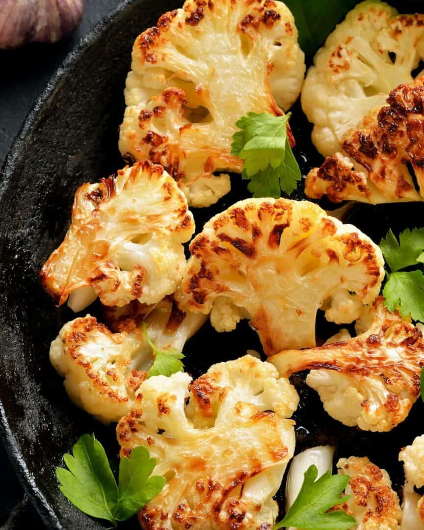 Roasted cauliflower.