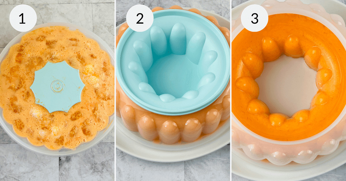 How to make jello using a mold.