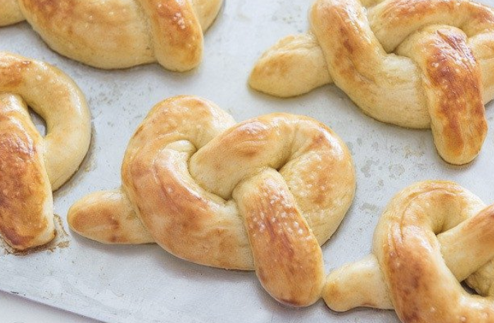 Delicious homemade soft pretzels