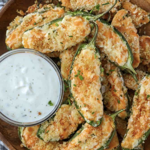 Delicious jalapeno poppers