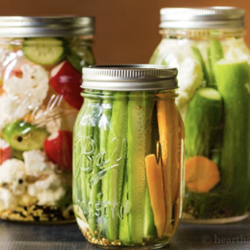Delicious Pickled vegetables with no sugar