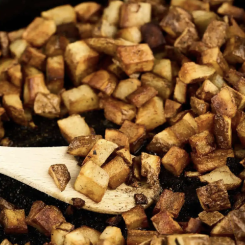 Delicious cast iron skillet home fries