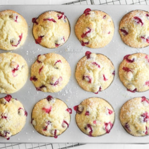 Delicious Fresh Cranberry Muffins