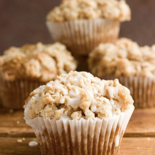 Delicious coffee cake muffins