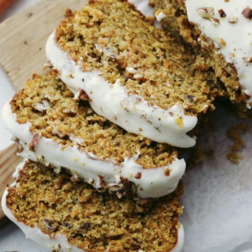 Moist and delicious Carrot Cake Quick Bread