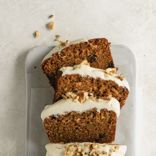 Delicious Carrot Cake Loaf