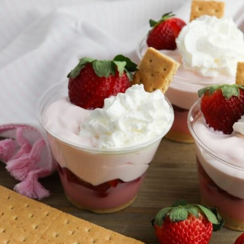 Strawberry Pudding Parfaits - WEBSTORY COVER