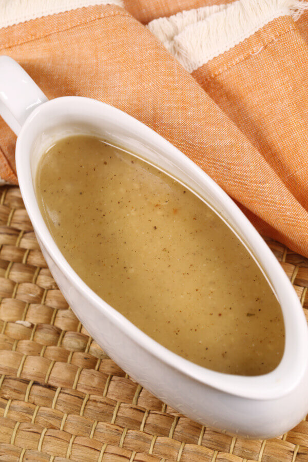 Gravy recipe - easy, from scratch, no drippings