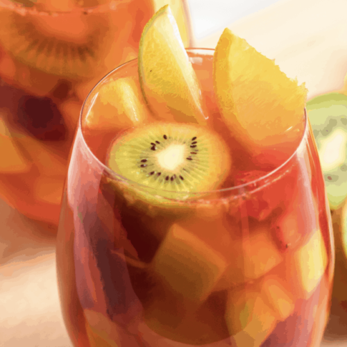 Delicious and flavor-packed moscato sangria