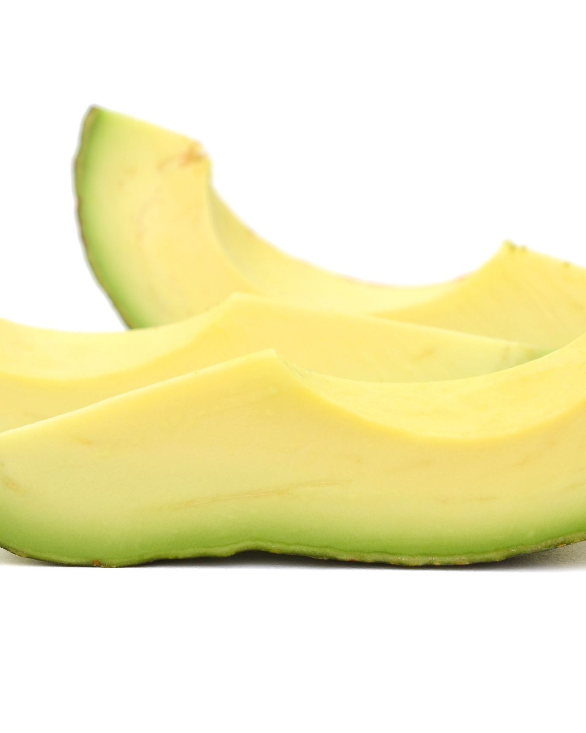 Slices of avocado.
