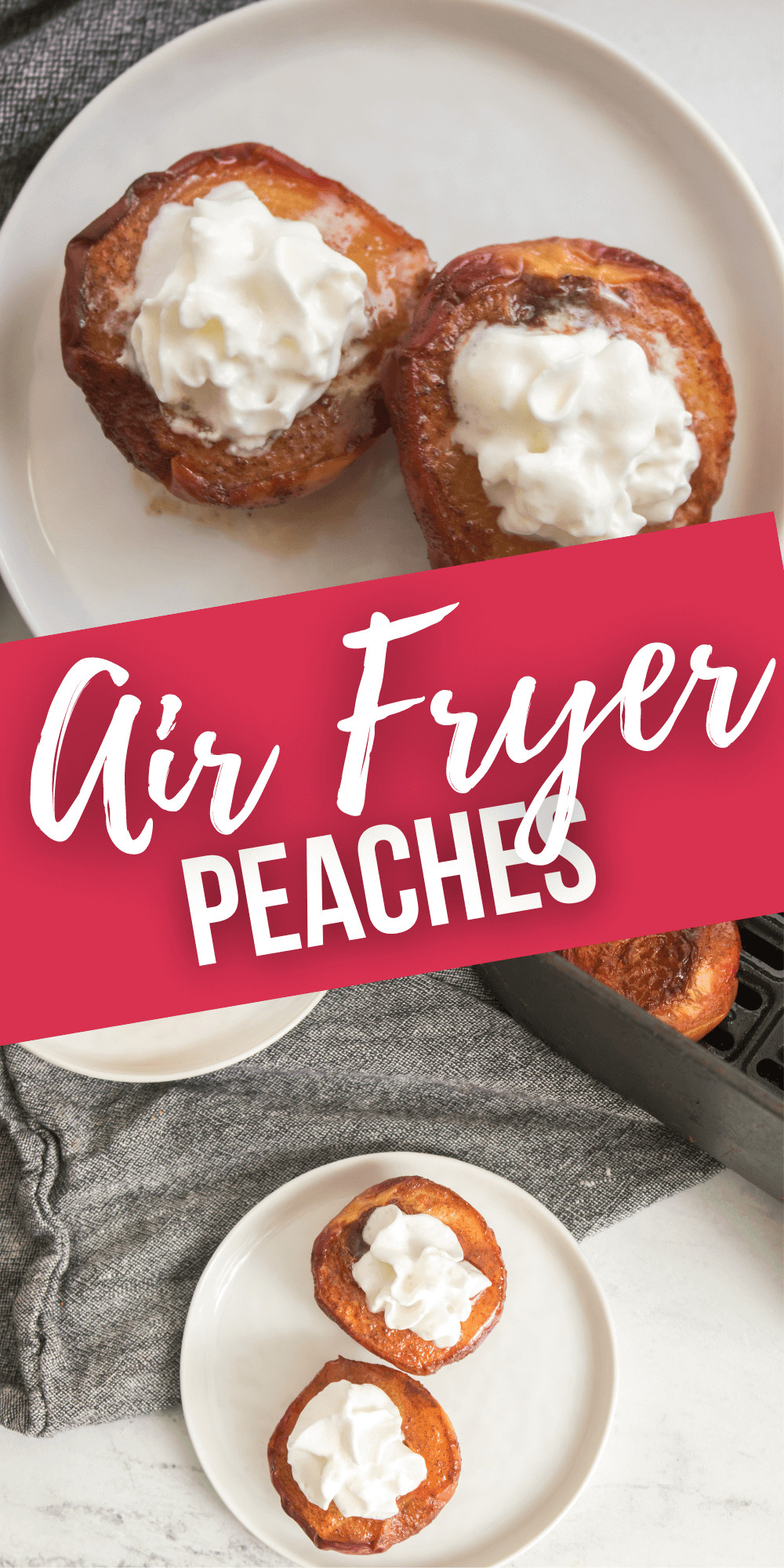 Air Fryer Peaches - It Is a Keeper