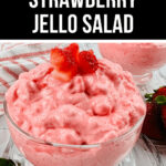 The ultimate strawberry jello salad.