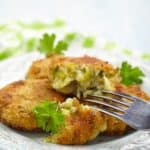 A forkful of the cake.