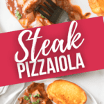 A steak sicilian supper.