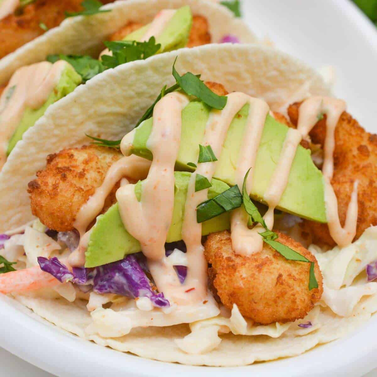 Boom Boom Shrimp Tacos