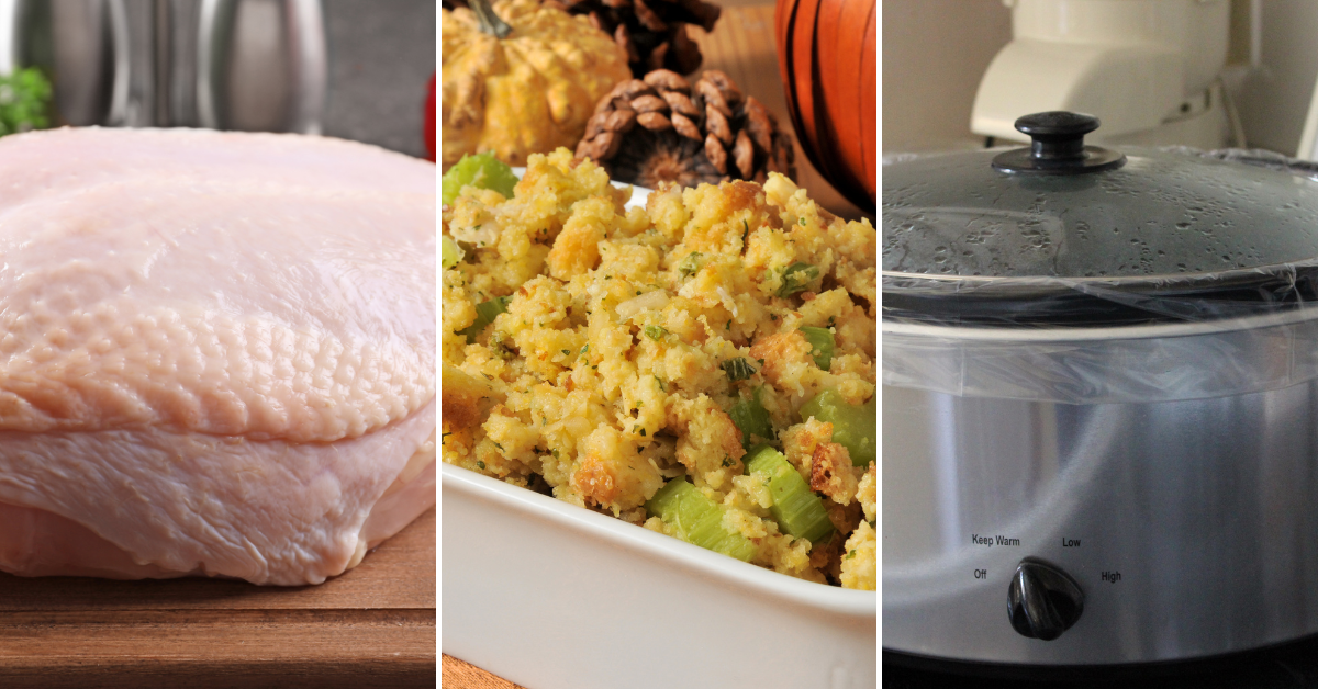 Ingredients to make the turkey.