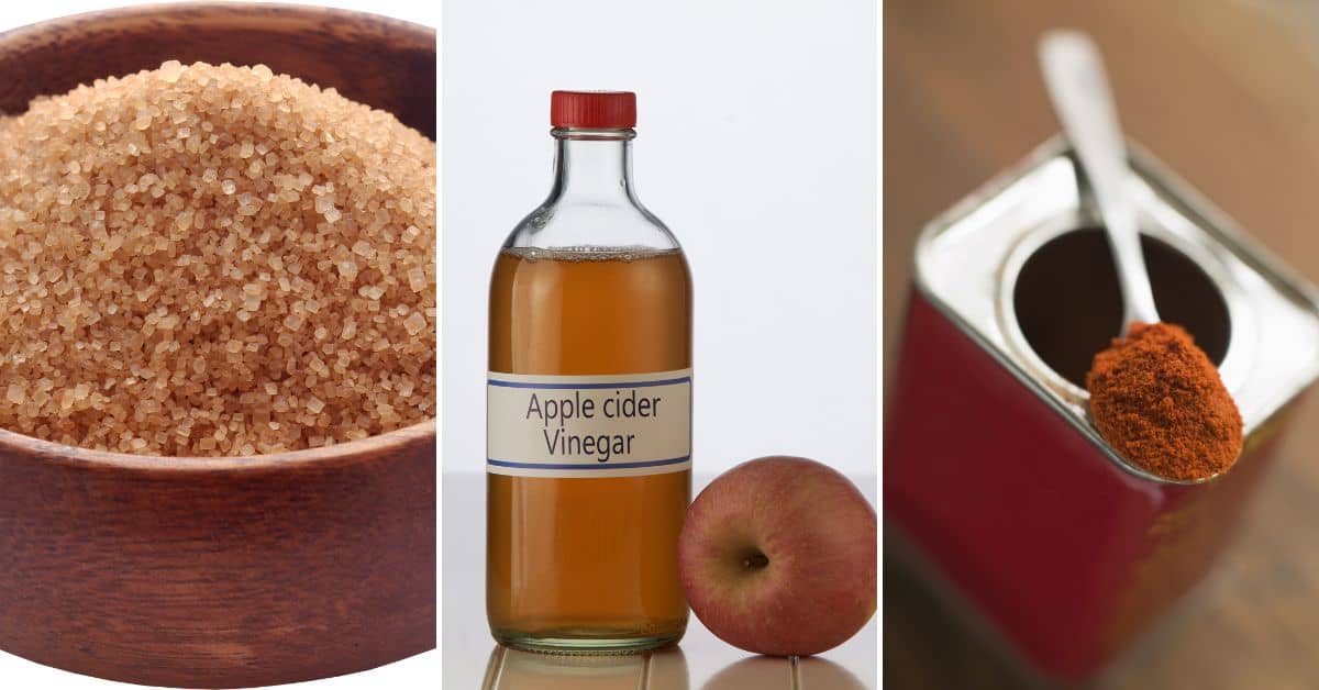 Smoked paprika, apple cider, brown sugar.