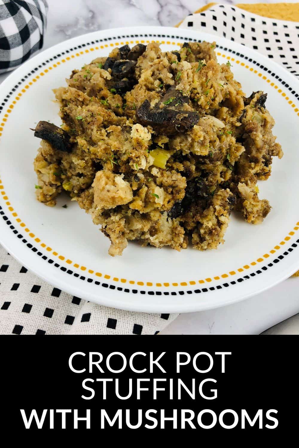 Crock Pot Stuffing with Mushrooms - It Is a Keeper