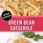 A casserole made with green beans.