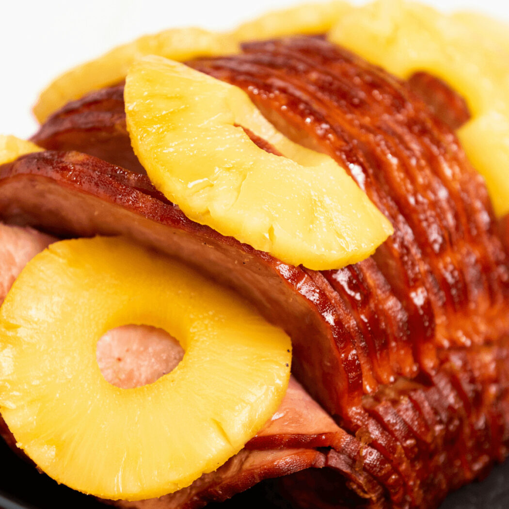 Pressure Cooker Ham with Pineapple and Brown Sugar