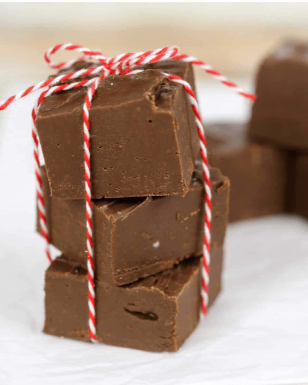 A close up on the chocolate treat.