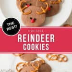 Two views of the holiday cookies.