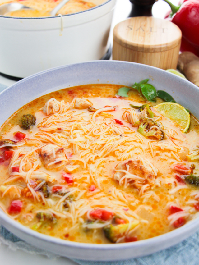 THAI RED CURRY CHICKEN SOUP