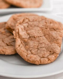 Vintage Chocolate Peanut Butter Cookies.