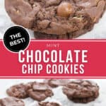 Two views of the cookies.