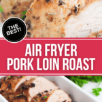 Air fryer pork loin roast is a delicious and healthy way to prepare this classic dish. Cooking the pork loin roast in an air fryer helps to achieve a crispy exterior while keeping the meat tender and
