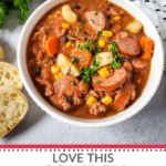 This cowboy stew is truly exceptional.