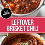 Two views of the finished dish.