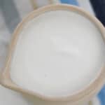 A close up on the finished sauce.